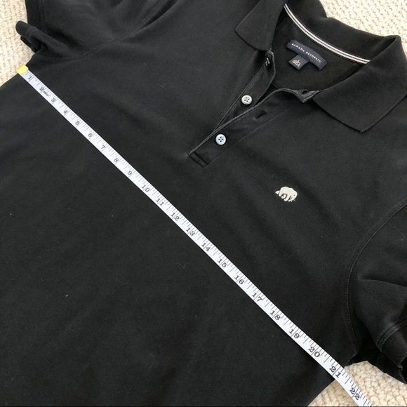Banana Republic Black Polo Shirt Men Size L - Picture 5 of 6